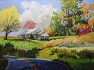 Farm beside the road by Joseph Cave