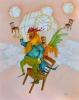 Leghorn Lift Off by Tisha Weddington